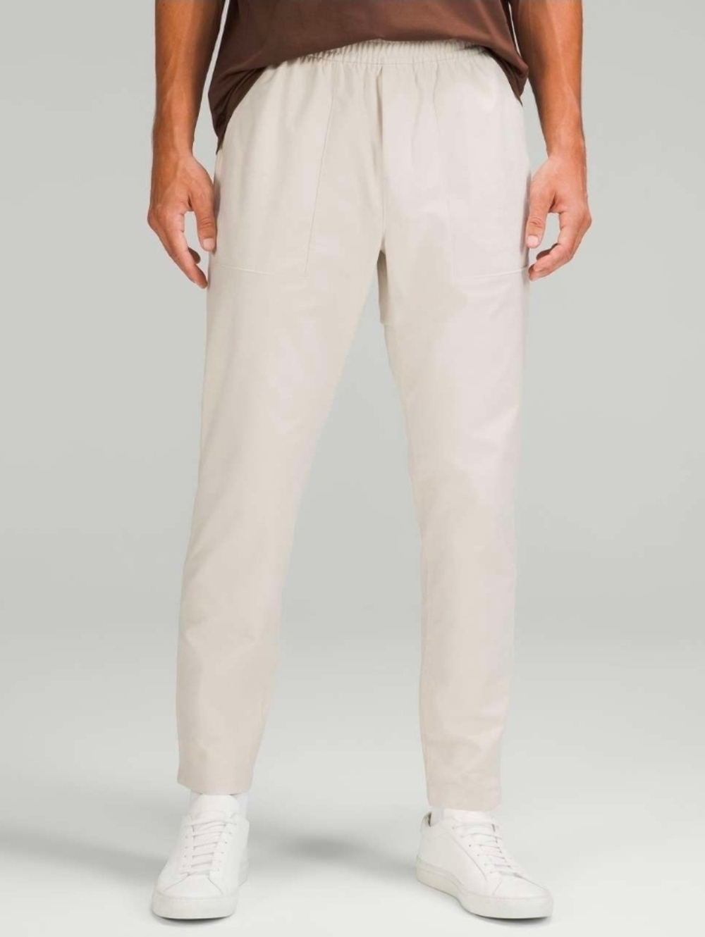 Lululemon Utilitech Pull-On Classic-Fit Pant Small 30" Inseam Natural Ivory EUC